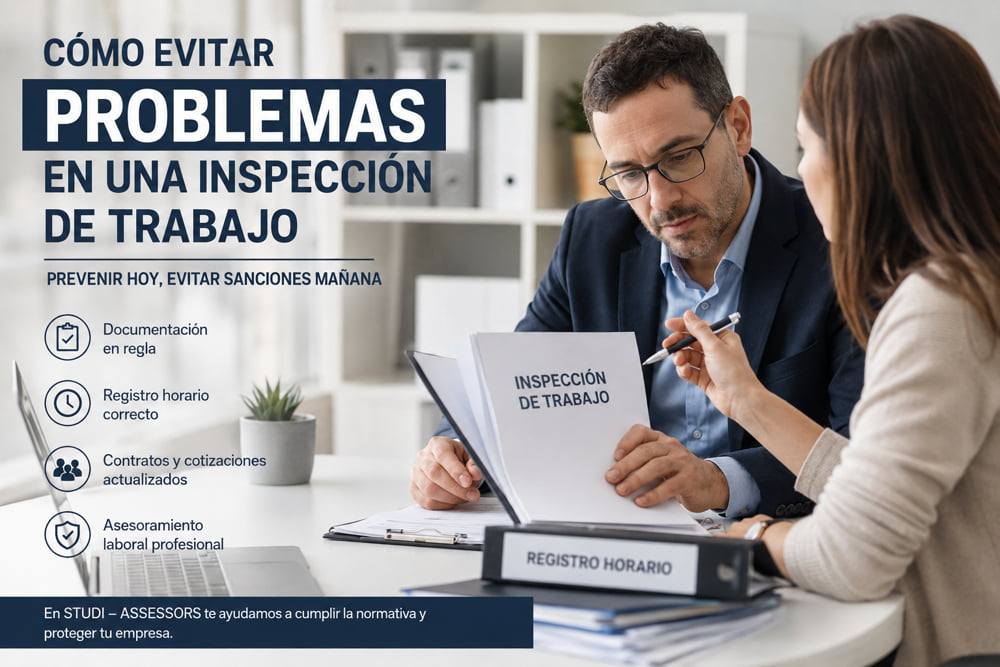 cómo evitar problemas en una inspección de trabajo